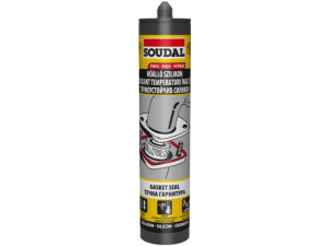 Soudal hőálló tömítő 280C piros 280ml