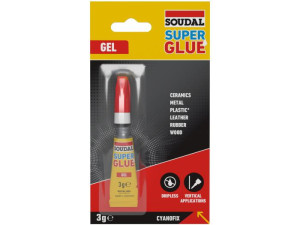 Soudal pillanatragasztó Cyanogél 3g