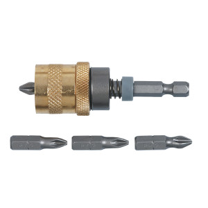 Topex bit gyorsbefogó 1/4"  Kuplungos 39D340