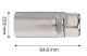 Neo gyertyakulcs 16mm 1/2"  08-090