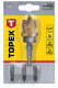 Topex bit gyorsbefogó 1/4"  Kuplungos 39D340